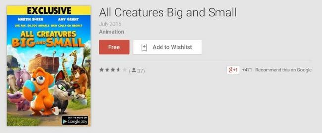 Fotografía - [Offre Alerte] du film d'animation «toutes les créatures grandes et petites» fait ses débuts américains exclusivement sur Google Play, et vous pouvez regarder gratuitement